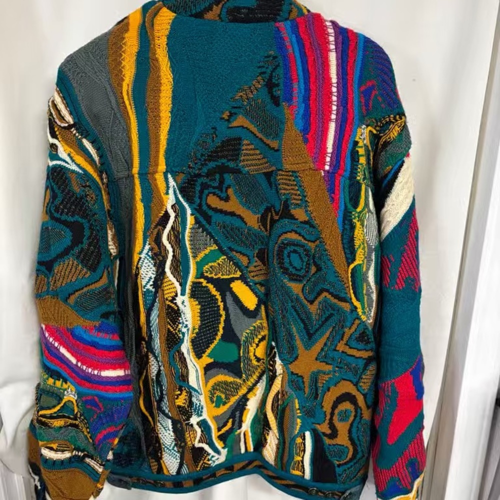 Coogi Multicolor Wool Jacket - image 3